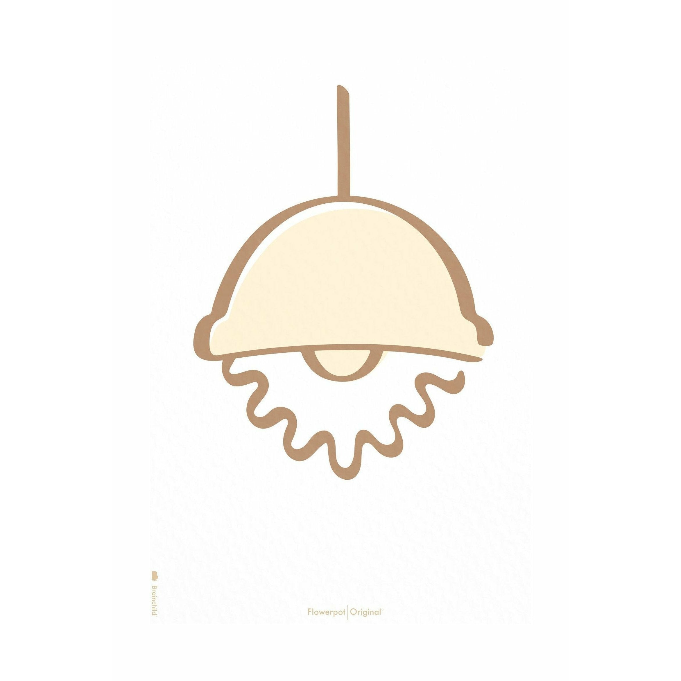 [product_category]-Brainchild Flowerpot Line Poster Without Frame 30x40 Cm, White Background-Brainchild-5713713200859-SH-81002-BRA-1