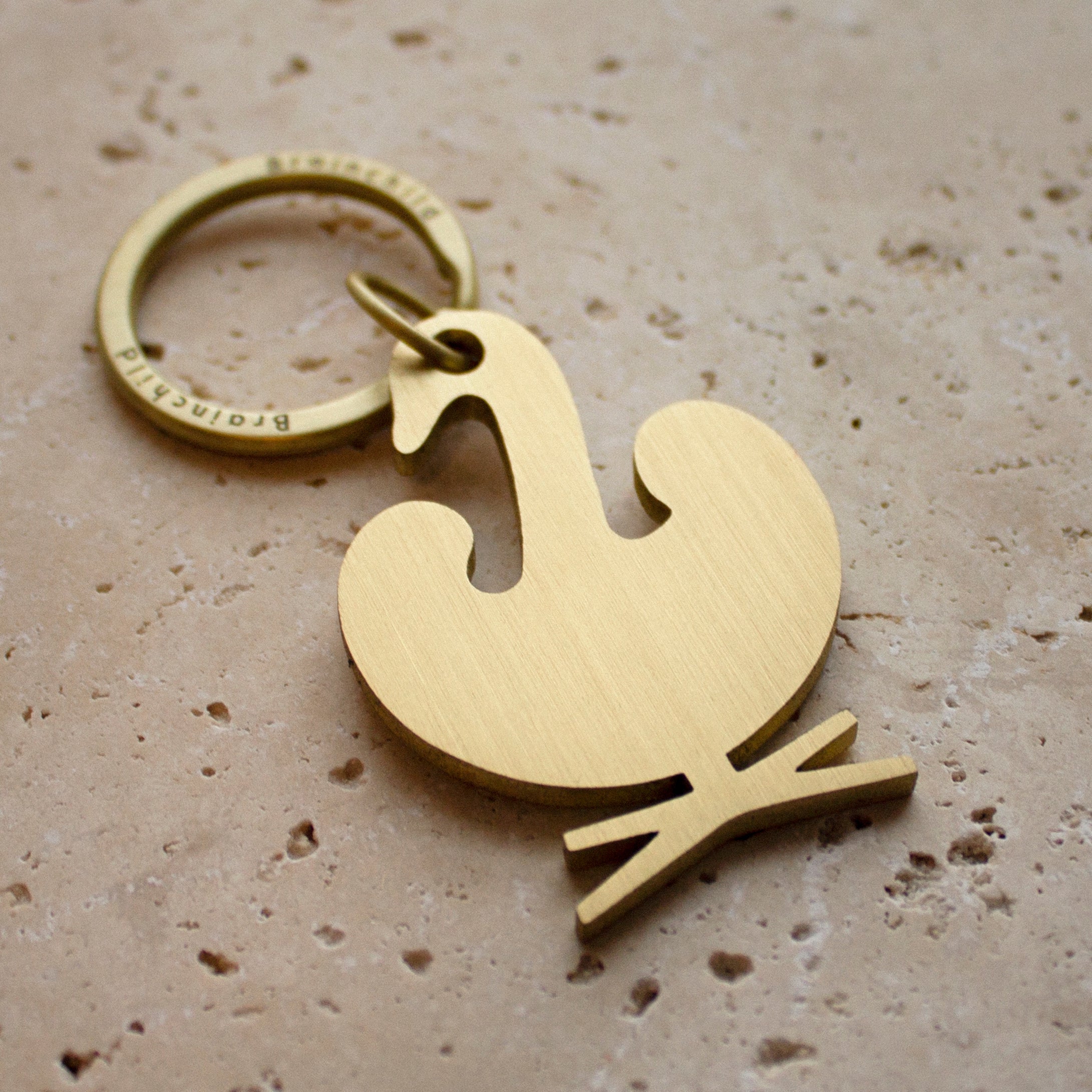[product_category]-Brainchild Keychain Design Icon, The Swan-Brainchild-5713713527300-6001-BRA-3