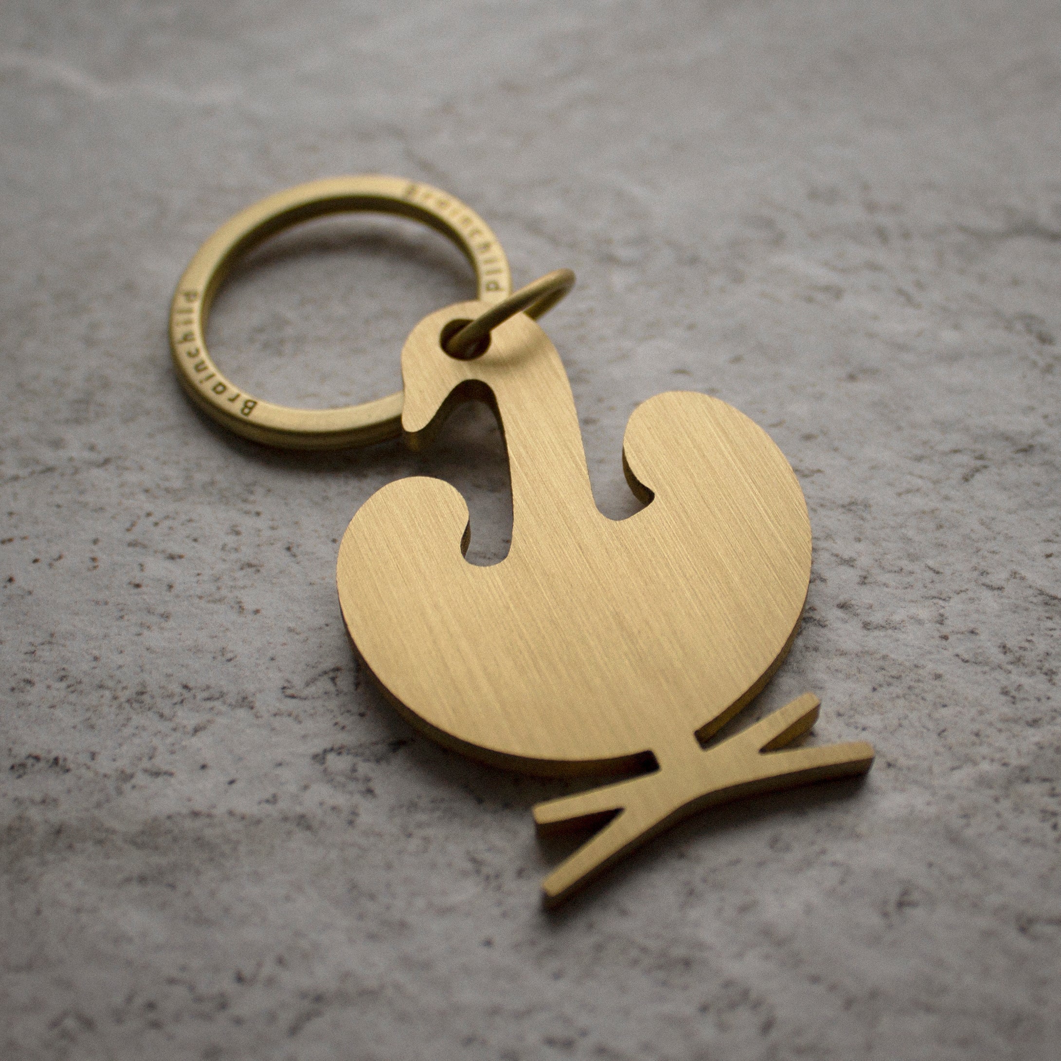 [product_category]-Brainchild Keychain Design Icon, The Swan-Brainchild-5713713527300-6001-BRA-5