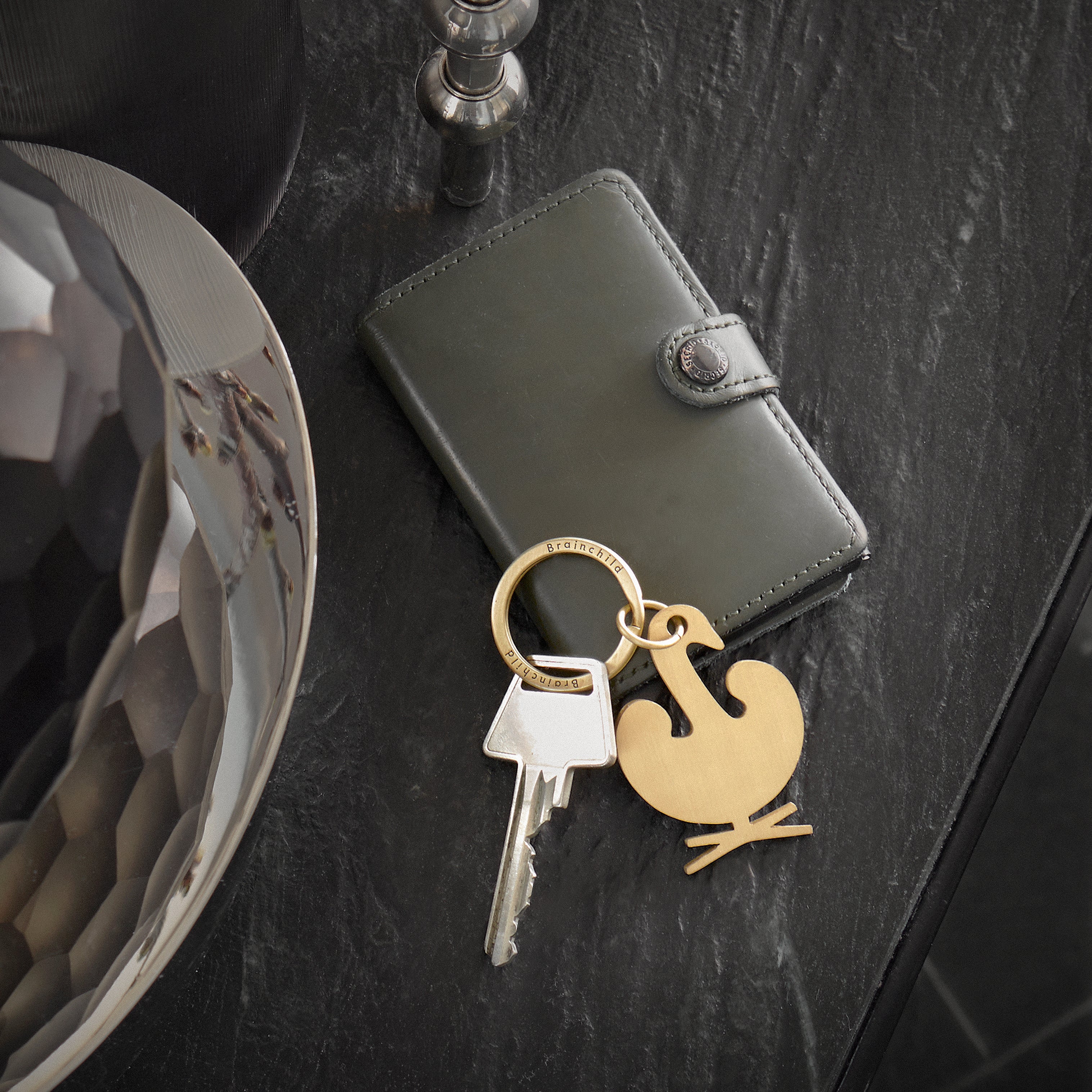 [product_category]-Brainchild Keychain Design Icon, The Swan-Brainchild-5713713527300-6001-BRA-7
