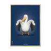  Pelikan Classic Plakat messingramme 50x70 cm mørkeblå baggrund