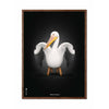 brainchild Pelikan Classic Plakat Dark Wood Frame A5 sort baggrund