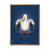brainchild Pelikan Classic plakat ramme lavet af let træ 50x70 cm mørkeblå baggrund