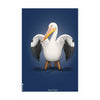 brainchild Pelikan Classic plakat uden ramme 30x40 cm mørkeblå baggrund