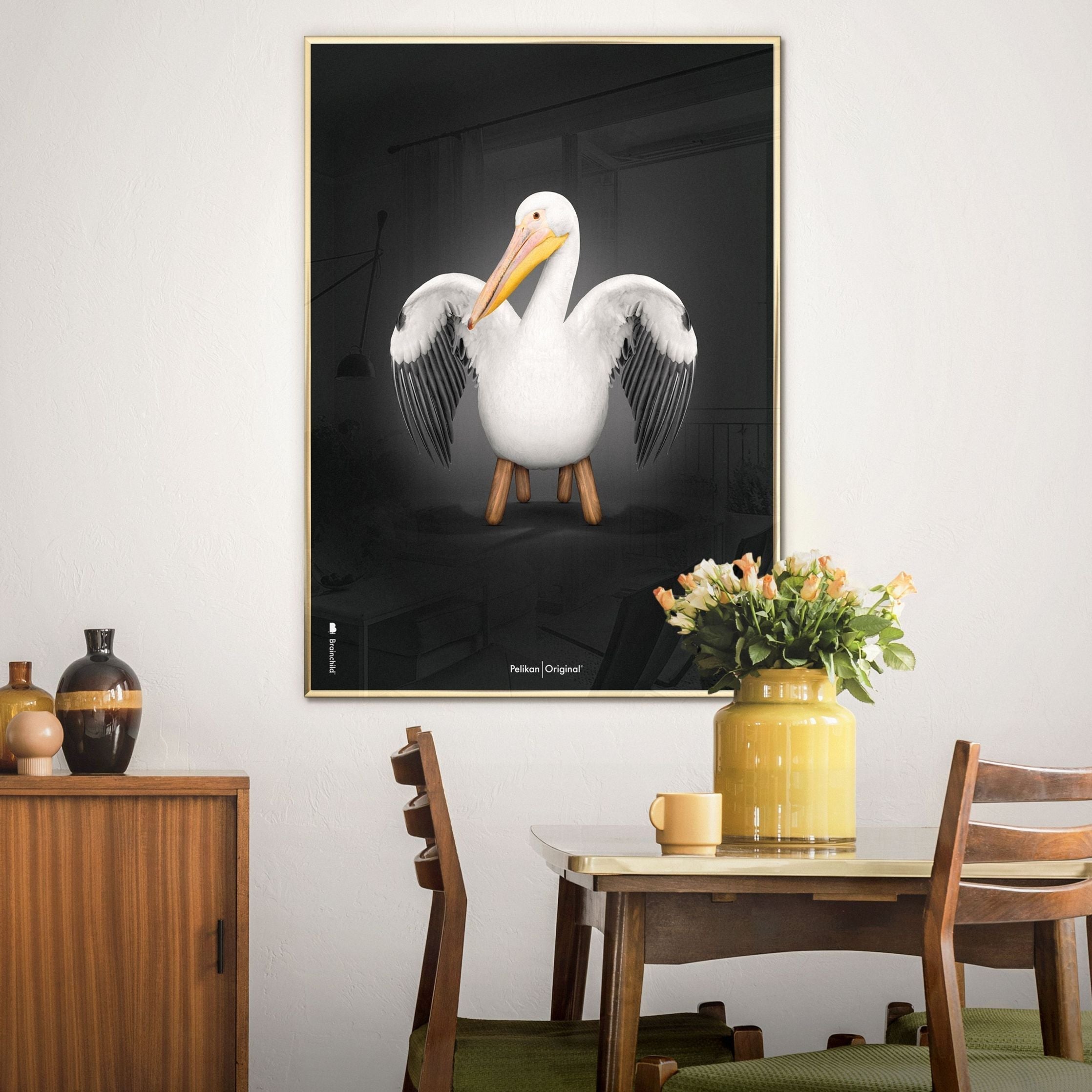 [product_category]-Brainchild Pelikan Classic Poster Without Frame 50 X70 Cm, Black Background-Brainchild-91003-BRA-2