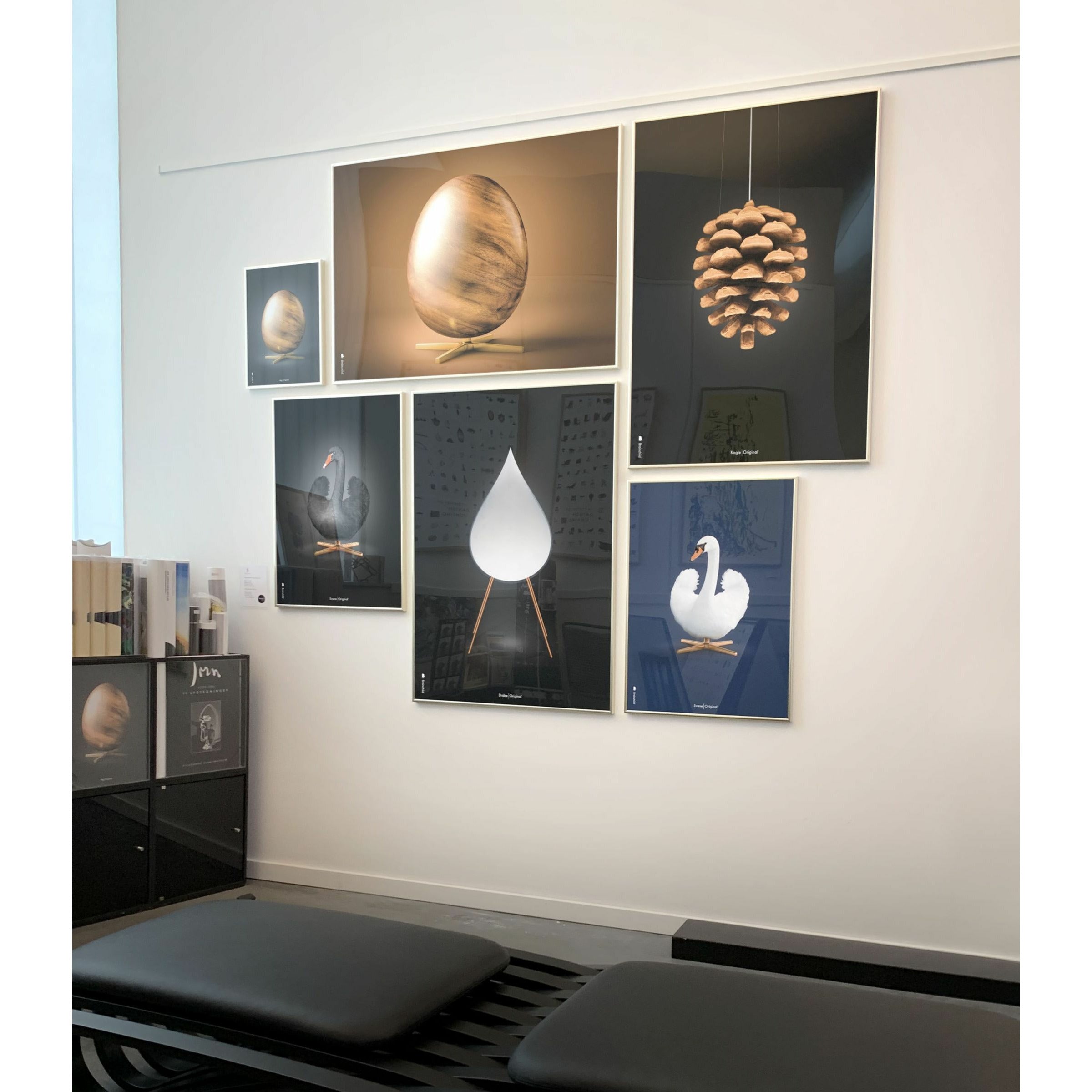 [product_category]-Brainchild Pine Cone Classic Poster Without Frame A5, Black Background-Brainchild-5713713018051-23001-BRA-20