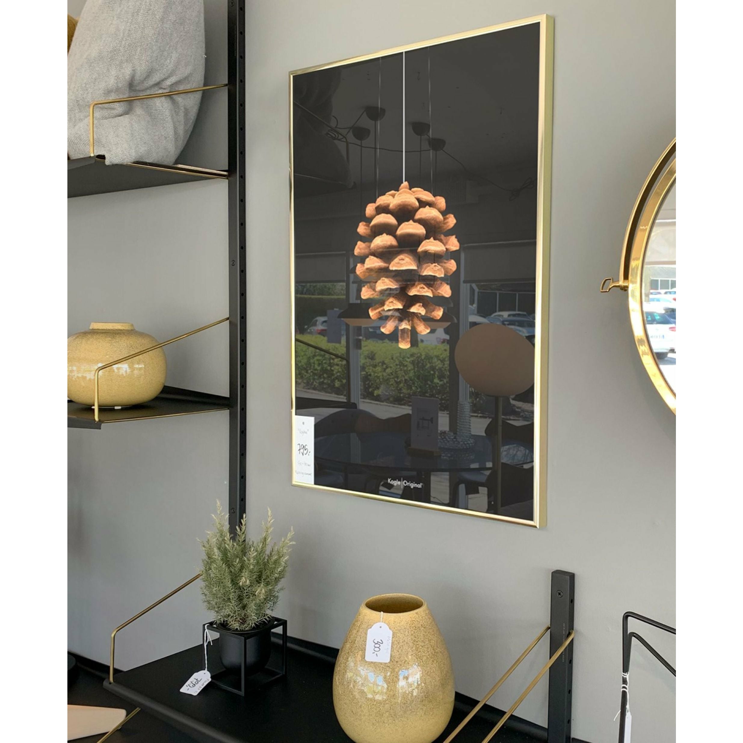 [product_category]-Brainchild Pine Cone Classic Poster Without Frame A5, Black Background-Brainchild-5713713018051-23001-BRA-28