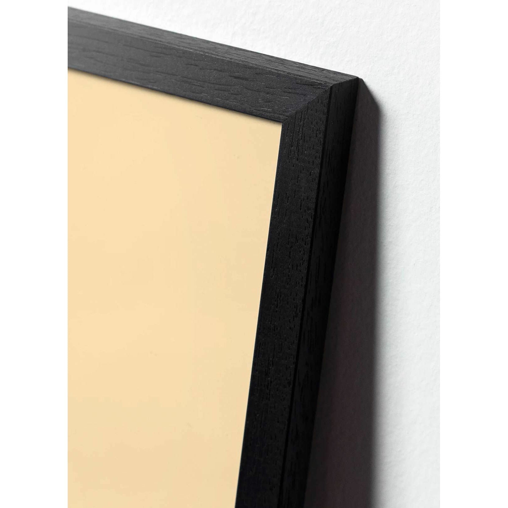 [product_category]-Brainchild Swan Classic Poster, Frame In Black Lacquered Wood 70 X100 Cm, Black/Black Background-Brainchild-31004-C-BRA-3