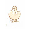  Swan Line Poster Without Frame 30 X40 Cm White Background