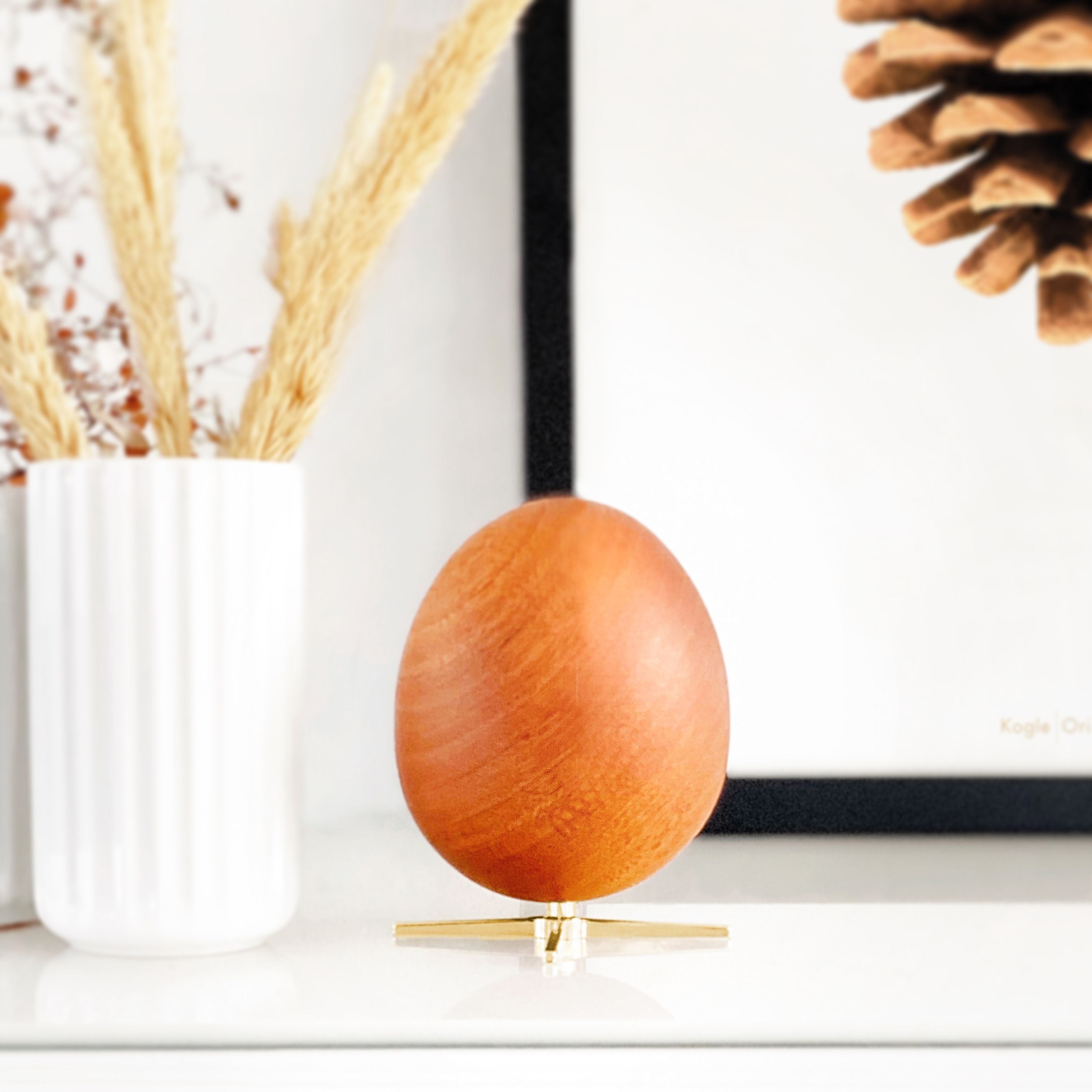 [product_category]-Brainchild The Egg Wooden Figure Oak, Silver Colored Foot-Brainchild-5713713017979-3000-BRA-3