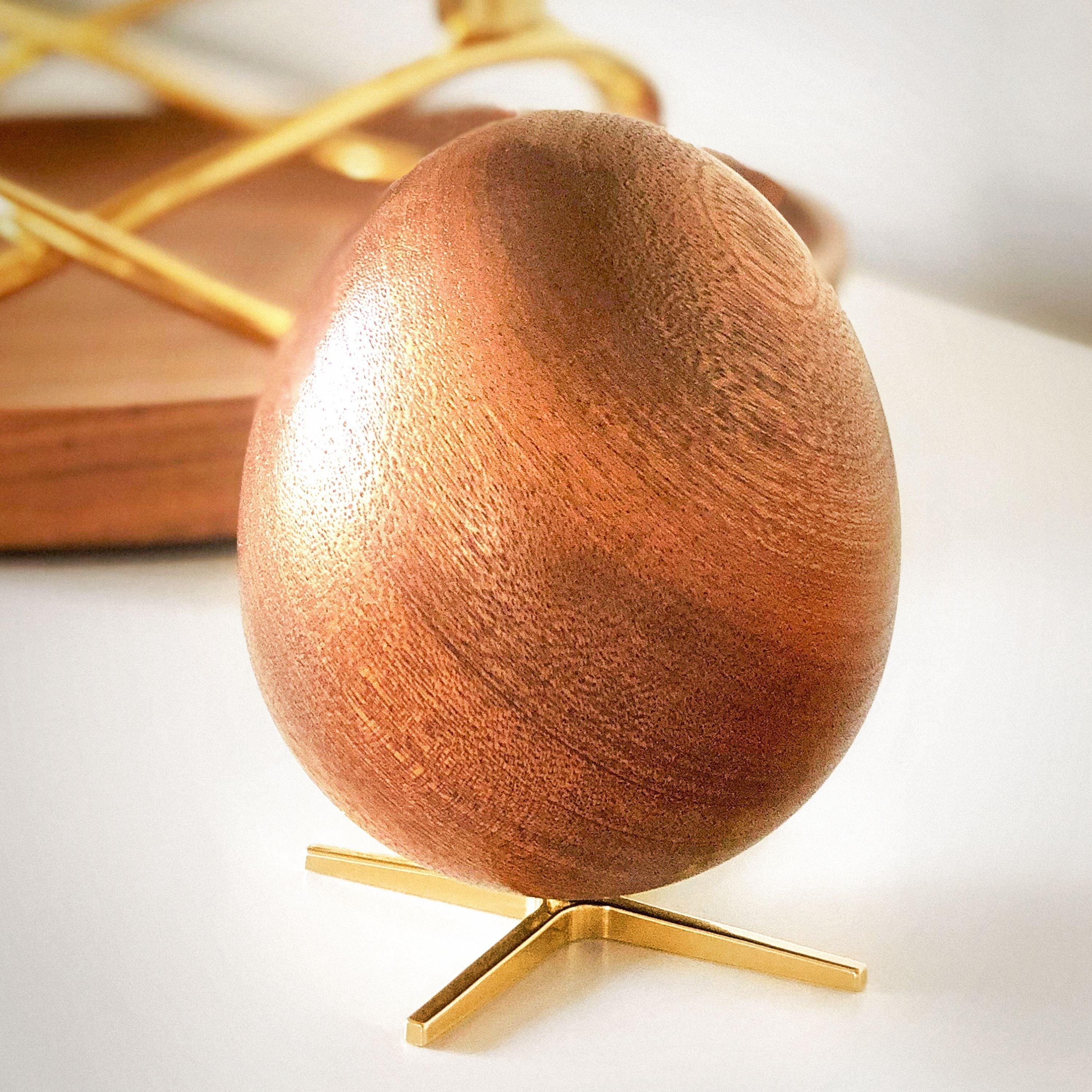 [product_category]-Brainchild The Egg Wooden Figure Oak, Silver Colored Foot-Brainchild-5713713017979-3000-BRA-4