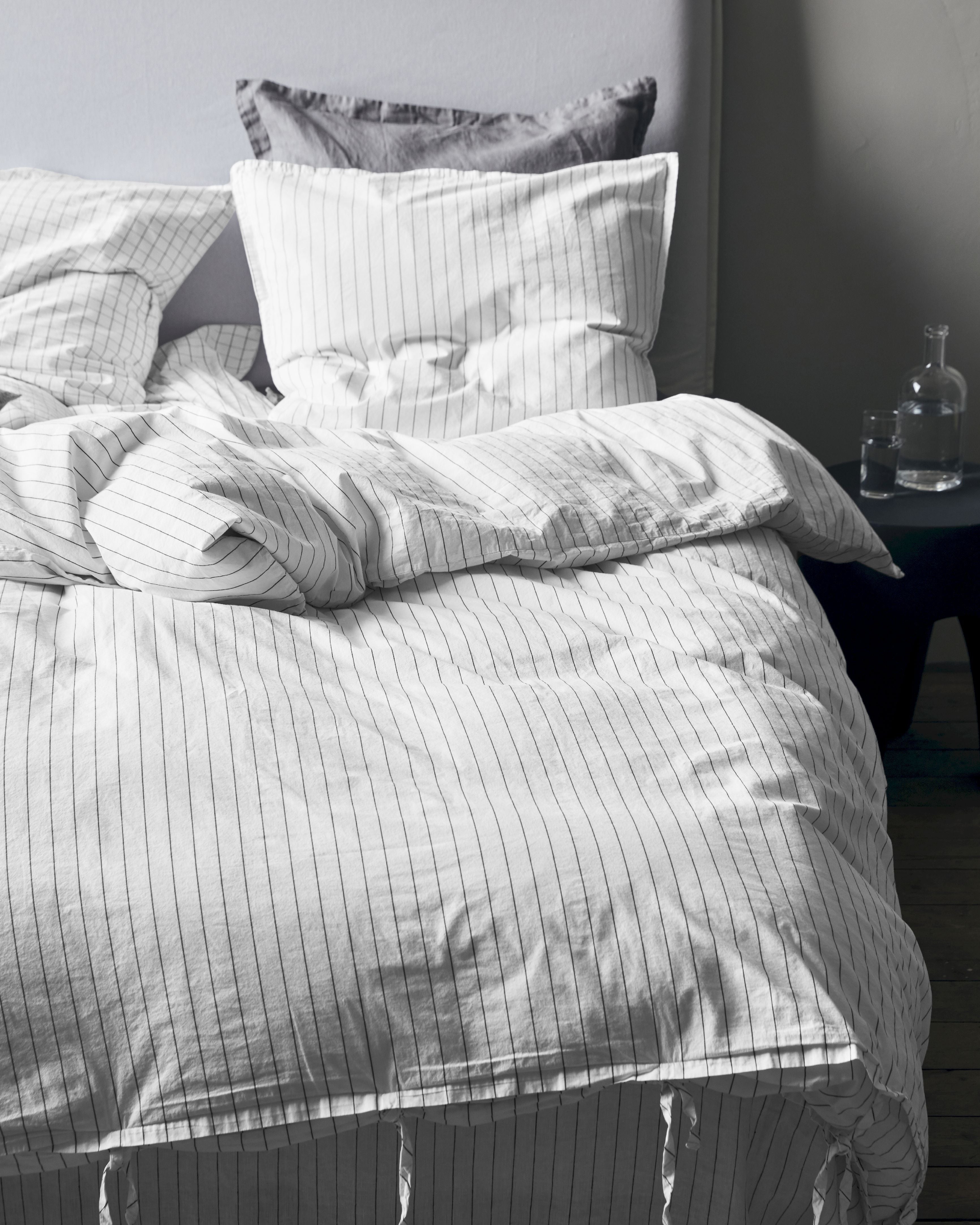 [product_category]-By Nord Dagny Bed Linen Set 210x150 Cm, Snow With Coal-ByNORD-5707644769540-561140133-BYN-3