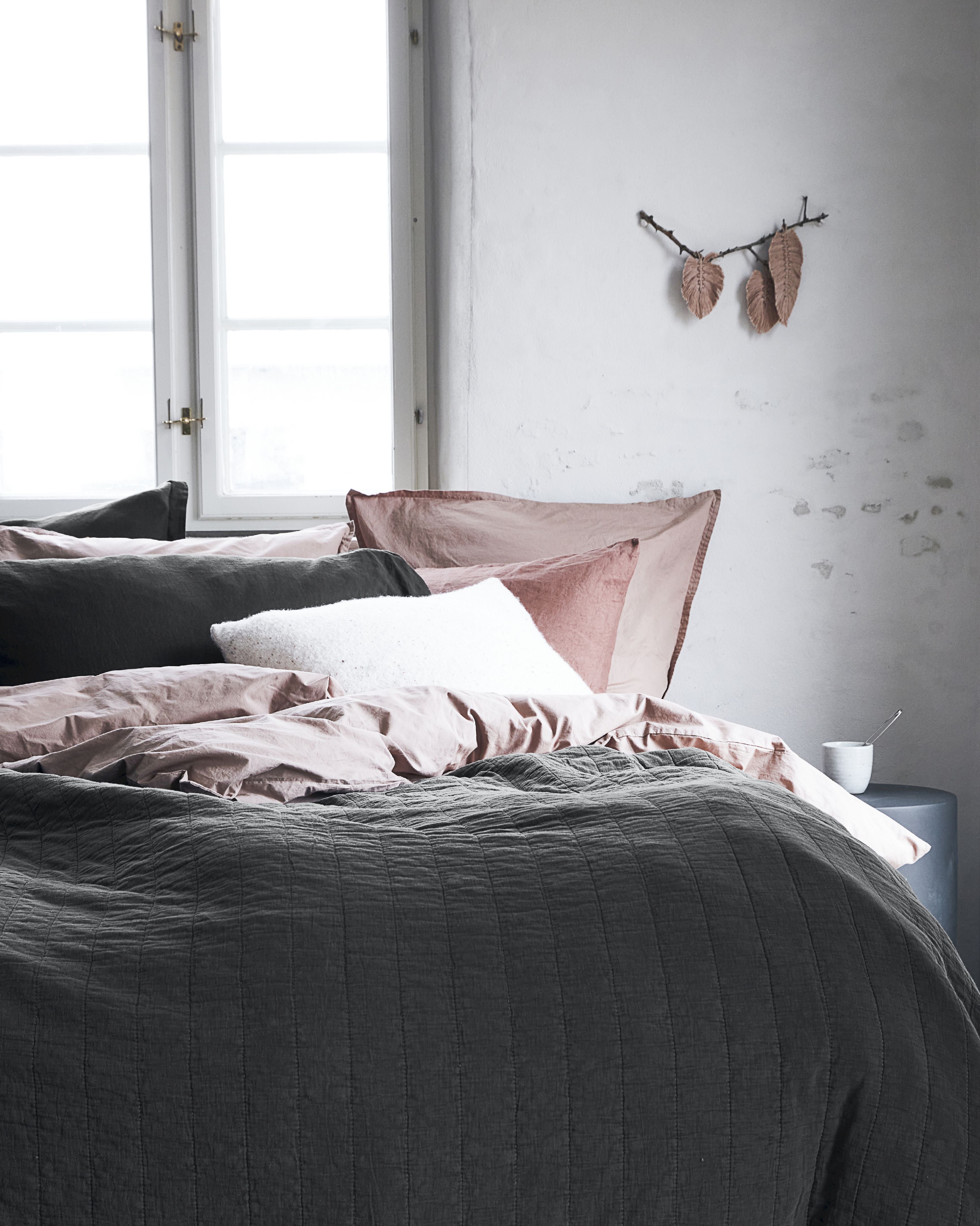 [product_category]-By Nord Magnhild Quilted Bedspread 280 X160 Cm, Coal-ByNORD-5707644773523-561137073-BYN-3
