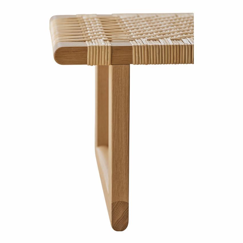 [product_category]-Carl Hansen Bm0488 Coffee Table, Oak Oiled/Wicker-Carl Hansen-5714413740822-BM0488L-020-102-Cane-CAR-4