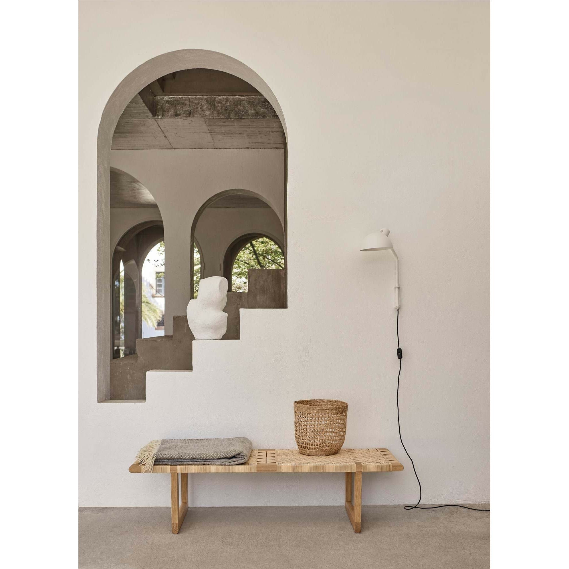 [product_category]-Carl Hansen Bm0488 Coffee Table, Oak Oiled/Wicker-Carl Hansen-5714413740822-BM0488L-020-102-Cane-CAR-5