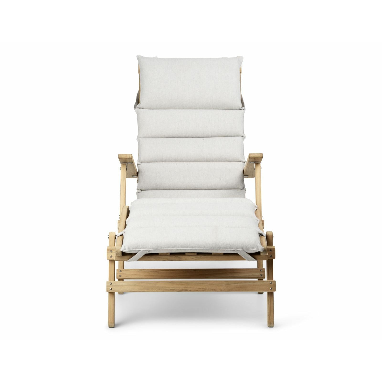 [product_category]-Carl Hansen Bm5565 Extended Deck Chair, Untreated Teak-Carl Hansen-5714413851863-BM5565-TEAK-CAR-5