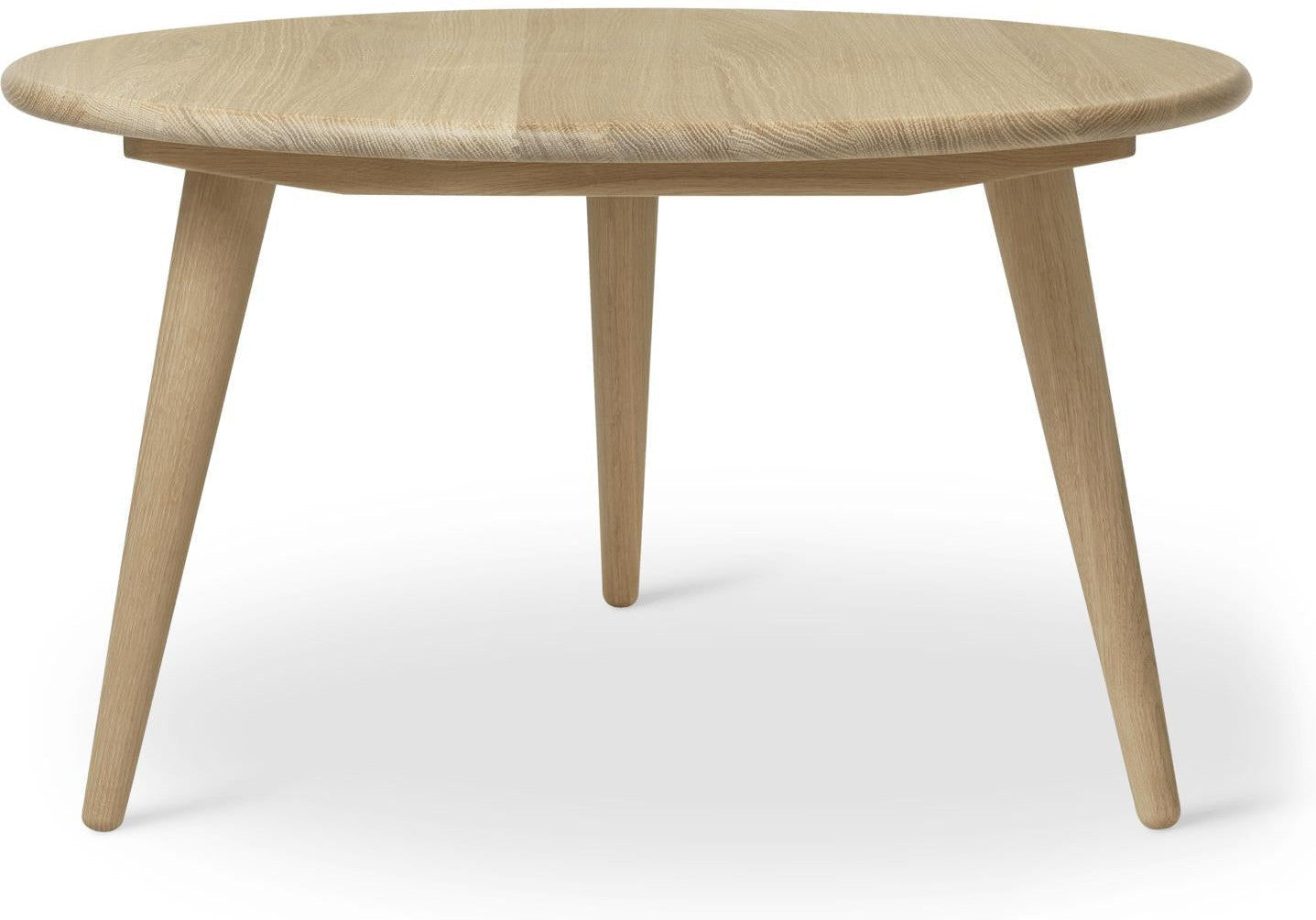 [product_category]-Carl Hansen Ch008 Coffee Table ø78 Cm, Soaped Oak-Carl Hansen-5715230525302-CH008-soapedoak-CAR-1