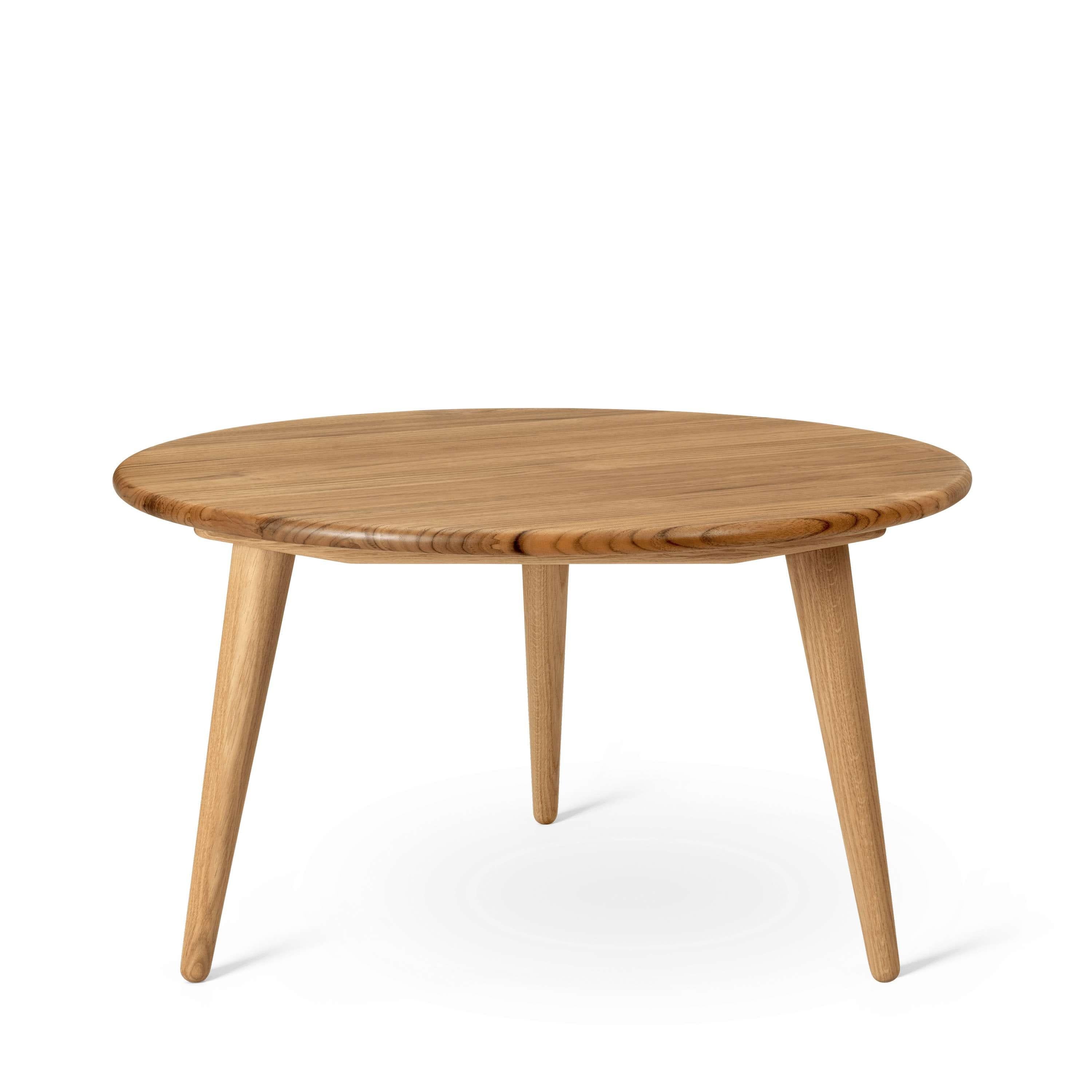 [product_category]-Carl Hansen Ch008 Coffee Table øxh 78x44 Cm, Oak/Teak Oiled-Carl Hansen-CH008-teak-78cm-oak-oil-44cm-CAR-1