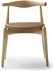 Carl Hansen CH20 albue stol, olieret eg/brunt læder