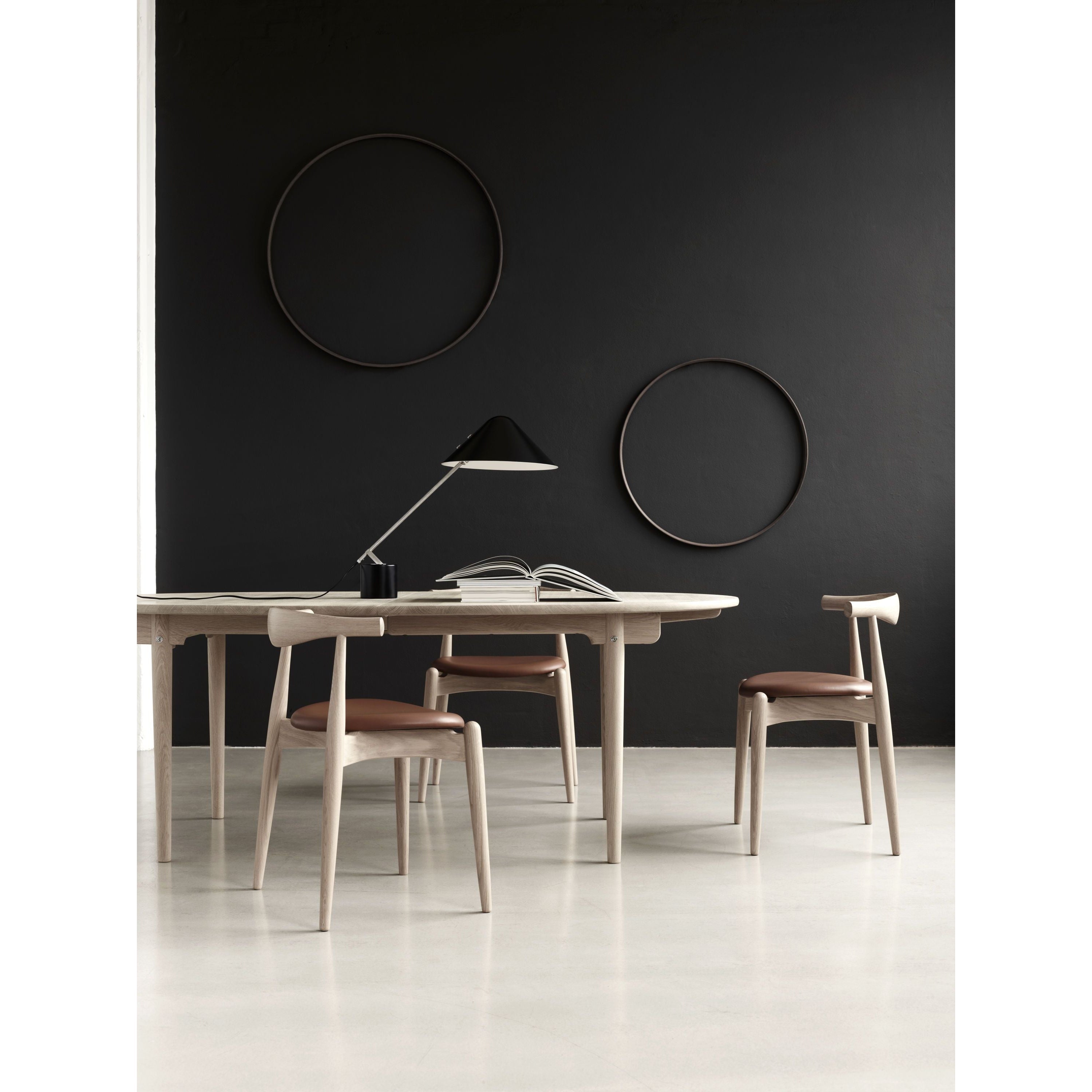 [product_category]-Carl Hansen Ch20 Elbow Chair, Soaped Oak, Black Leather-Carl Hansen-5714413970984-ch20-thor301-soapedoak-CAR-5