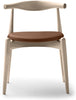 Carl Hansen CH20 albue stol, sæbe eg/brunt læder