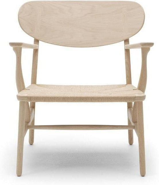 [product_category]-Carl Hansen Ch22 Lounge Chair, Soaped Oak/Natural Cord-Carl Hansen-CH22-natural-soapedoak-CAR-1