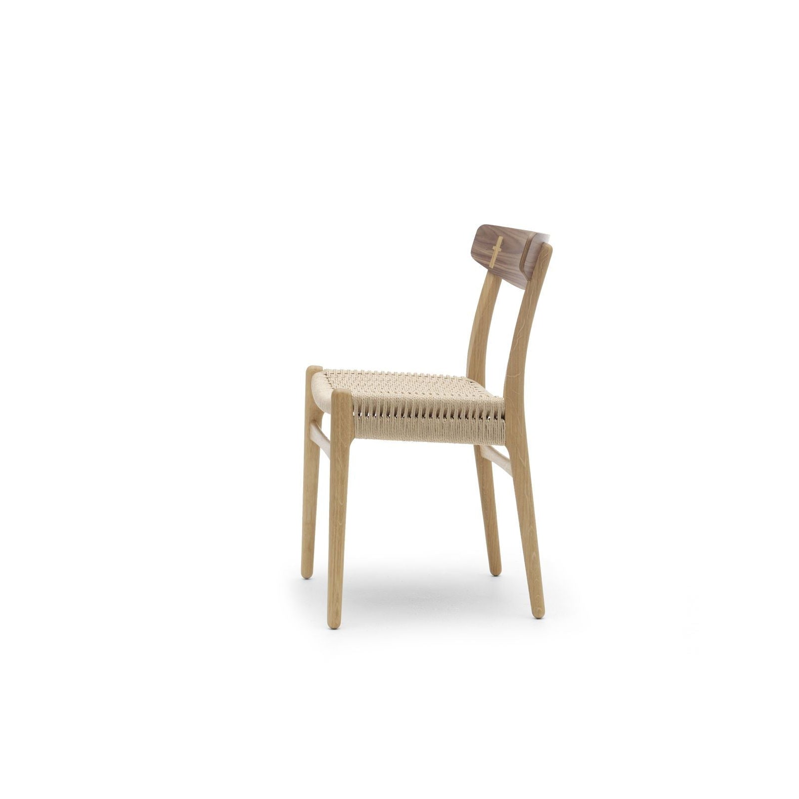 [product_category]-Carl Hansen Ch23 Chair, Oiled Oak & Walnut Chair Frame Oiled /Natural Cord-Carl Hansen-CH23-natural-oakwalnutoakoiled-CAR-2