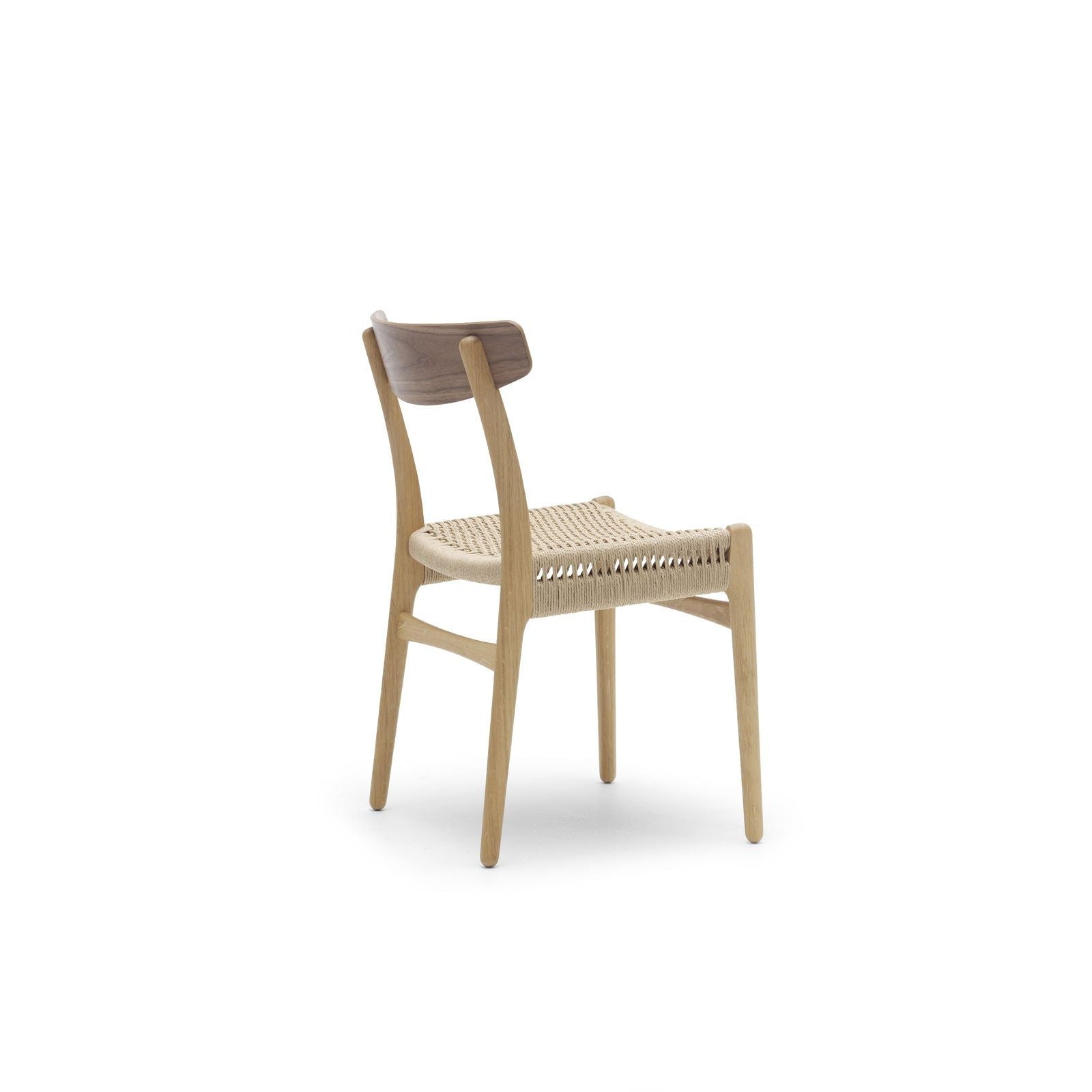 [product_category]-Carl Hansen Ch23 Chair, Oiled Oak & Walnut Chair Frame Oiled /Natural Cord-Carl Hansen-CH23-natural-oakwalnutoakoiled-CAR-3