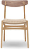 Carl Hansen CH23 -stol, olieret valnød/naturlig ledning/eg stolramme
