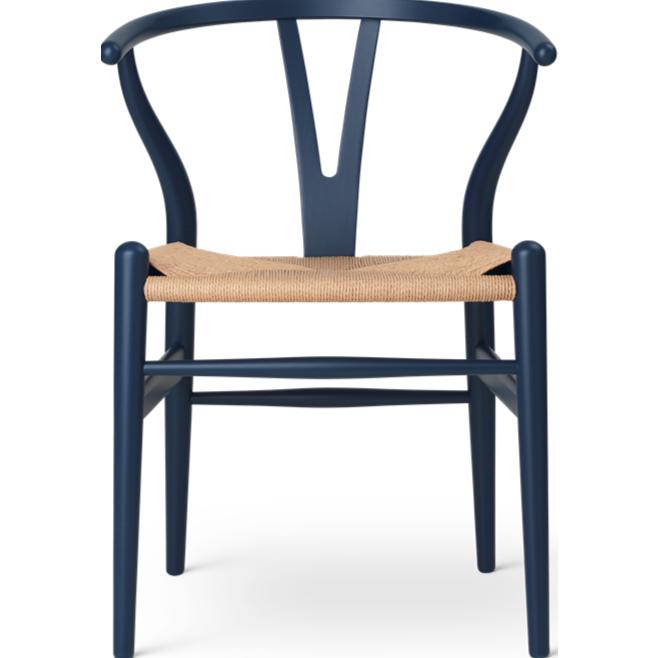 [product_category]-Carl Hansen Ch24 Wishbone Chair Beech Special Edition, Natural Cord/Soft Blue-Carl Hansen-5714413851627-CH24-010-M-S8010-R90B-FSC-70-CAR-1