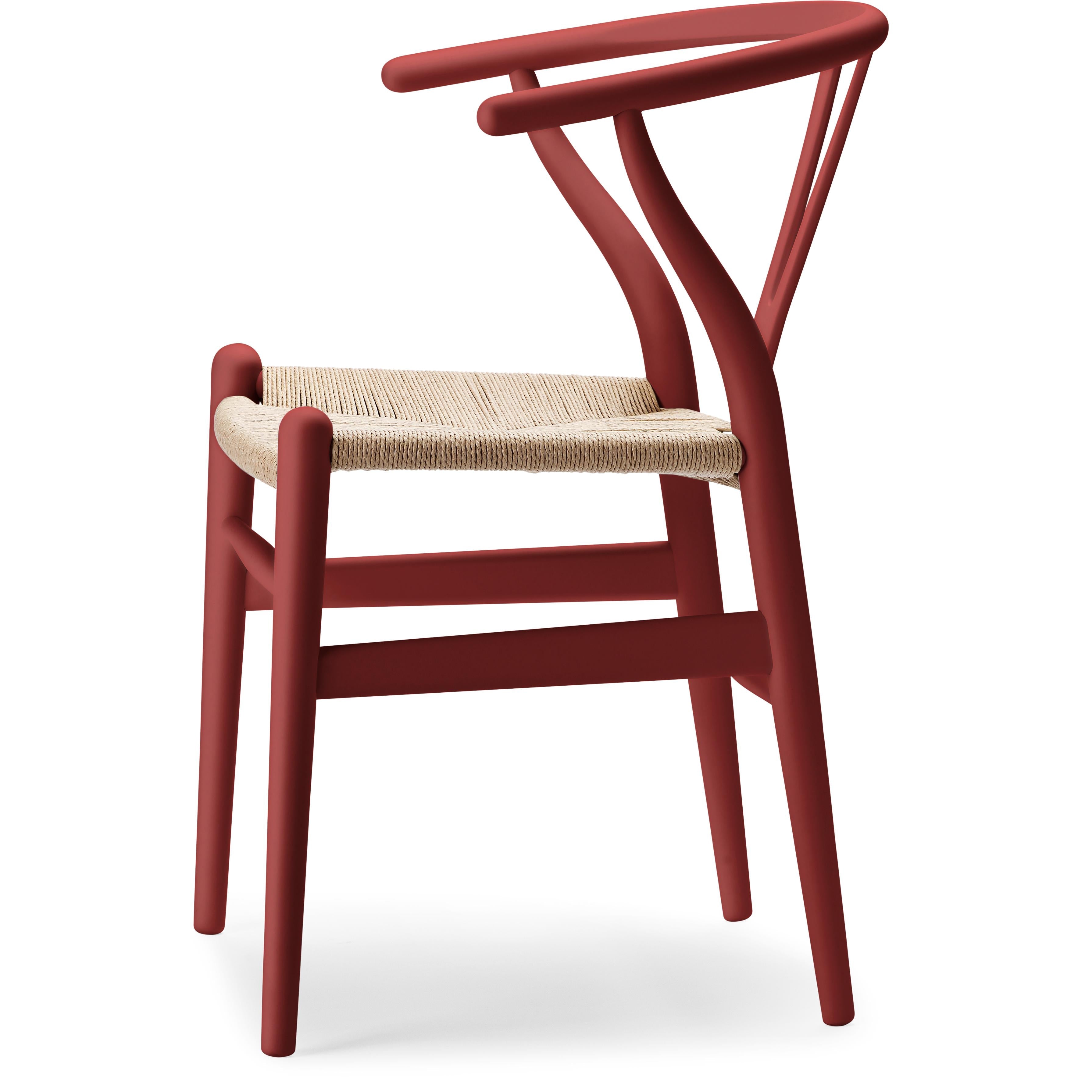 [product_category]-Carl Hansen Ch24 Wishbone Chair Beech Special Edition, Natural Cord/Soft Falu-Carl Hansen-5715230006153-CH24-010-M-S5540-Y90R-FSC-70-CAR-2