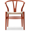 Carl Hansen CH24 WISHBONE STU BEECH SPECIAL EDITION, Natural Cord/Soft Terracotta