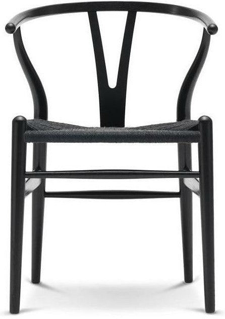 [product_category]-Carl Hansen Ch24 Wishbone Chair Black Paper Cord, Black Oak-Carl Hansen-CH24-black-oakblack-CAR-1