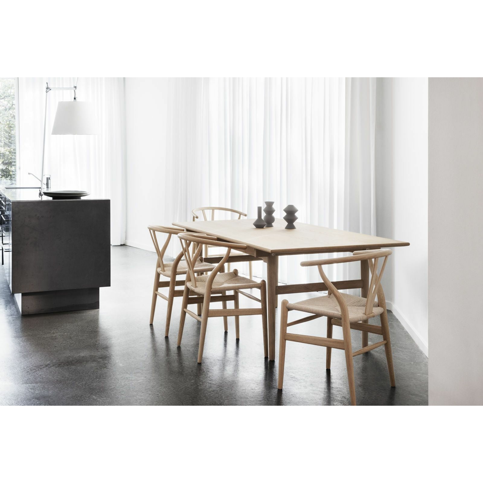 [product_category]-Carl Hansen Ch24 Wishbone Chair Black Paper Cord, Lacquered Walnut-Carl Hansen-5713018661143-CH24-black-walnutlacquered-CAR-2