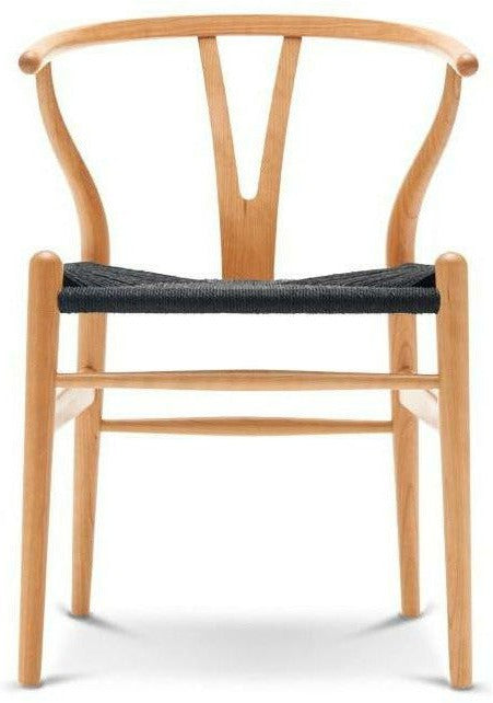 [product_category]-Carl Hansen Ch24 Wishbone Chair Black Paper Cord, Oiled Cherry-Carl Hansen-CH24-black-cherryoiled-CAR-1