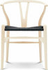 Carl Hansen Ch24 Wishbone Chair Black Paper Cord, Soaped Ash