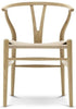 Carl Hansen CH24 WISHBONE SPOR Natural Cord, Lacquered Oak