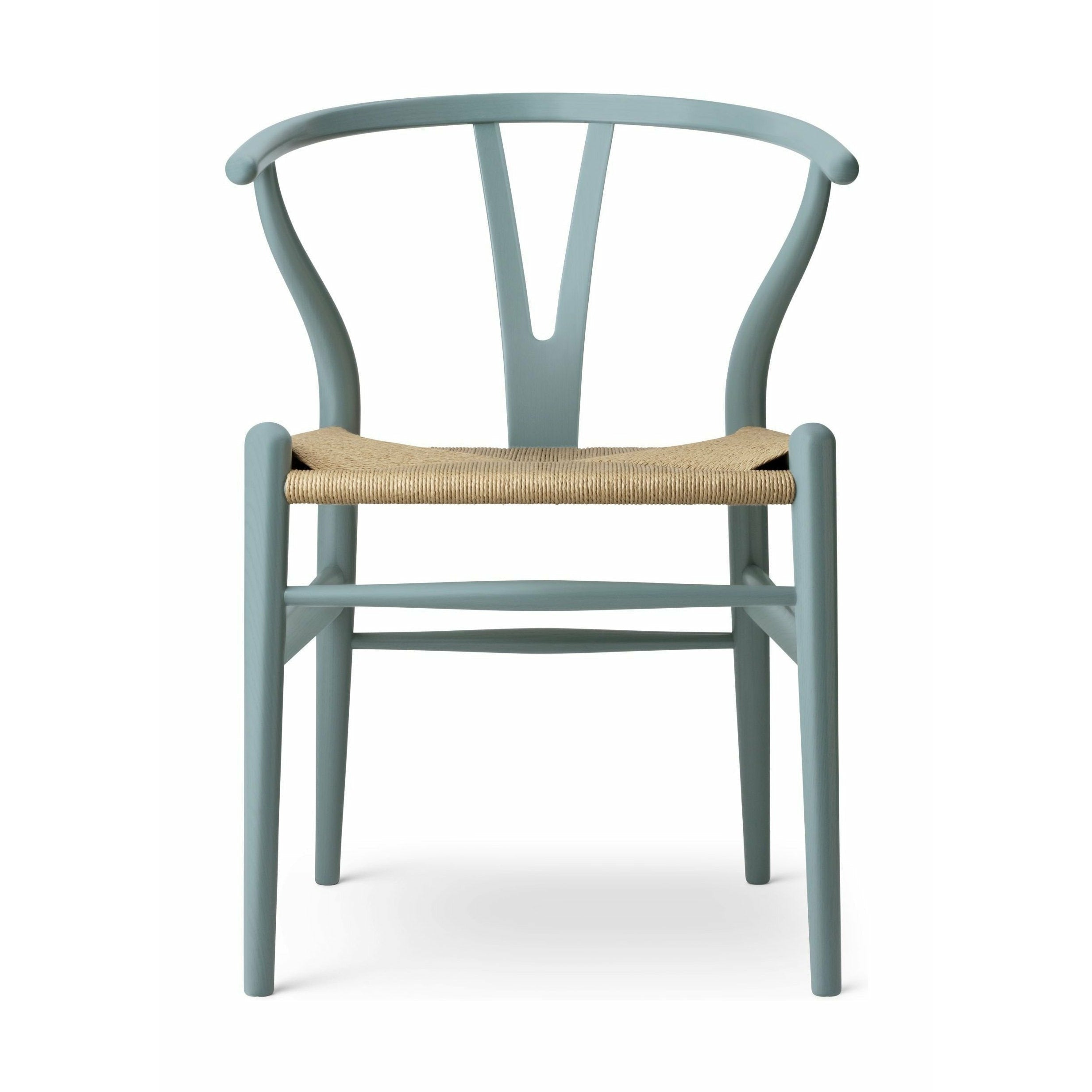 Carl Hansen Ch24 Wishbone Chair Oak, Pewter Blue/Natural Cord Special Edition