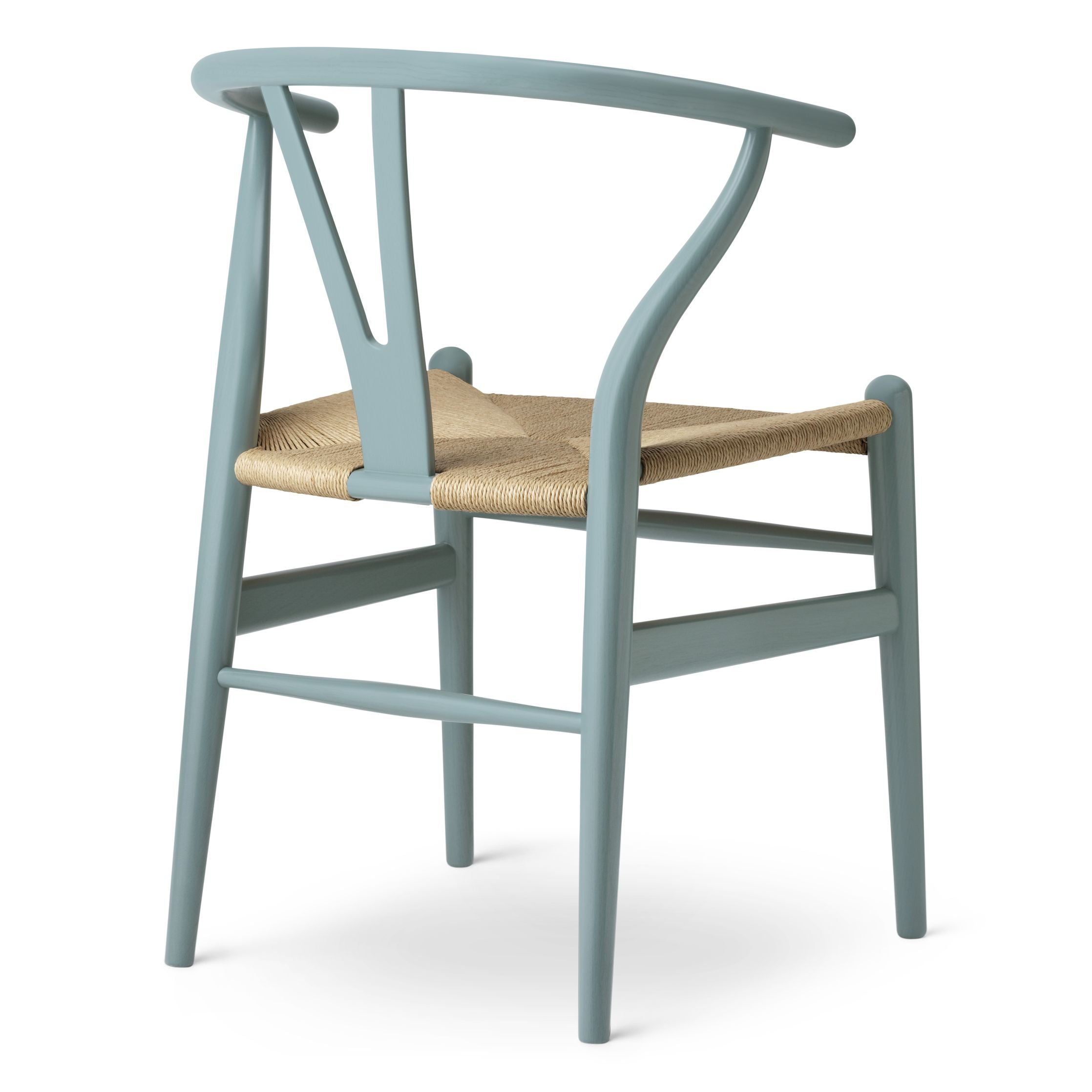 Carl Hansen Ch24 Wishbone Chair Oak, Pewter Blue/Natural Cord Special Edition