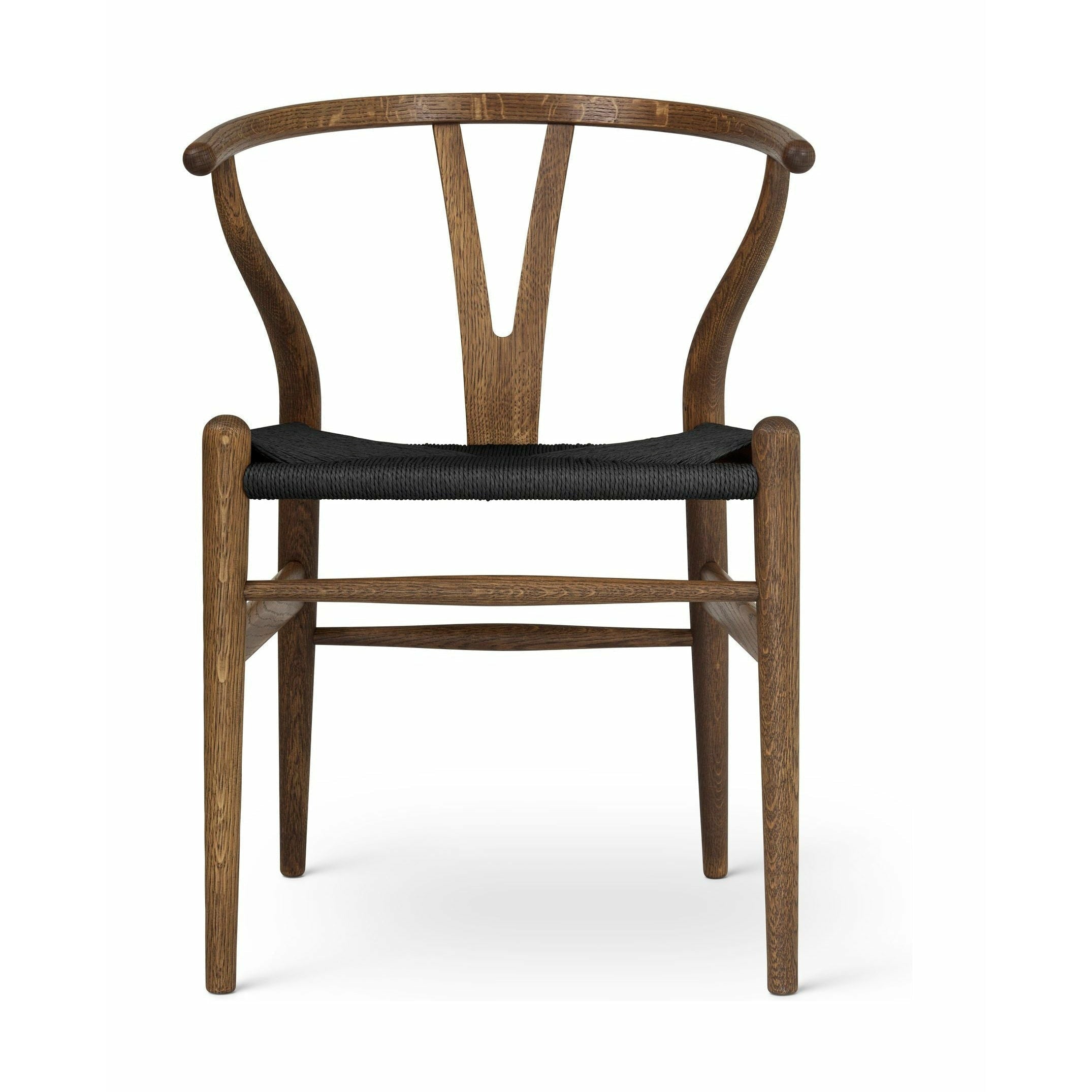 [product_category]-Carl Hansen Ch24 Wishbone Chair Oak Smoke Colored Oil, Black Paper Cord-Carl Hansen-5715230592953-CH24-oak-smokedoil-papercord-black-CAR-1