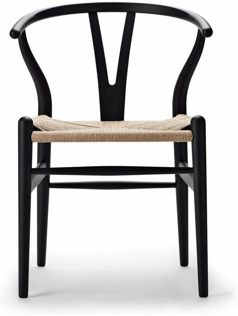 [product_category]-Carl Hansen Ch24 Wishbone Chair Special Edition, Beech Special Edition, Soft Black-Carl Hansen-5714413823488-CH24SOFT-Black-CAR-1