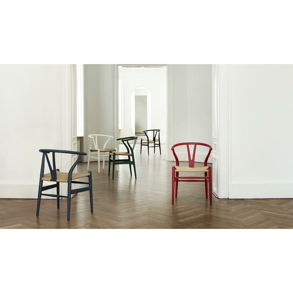[product_category]-Carl Hansen Ch24 Wishbone Chair Special Edition, Beech Special Edition, Soft Red-Carl Hansen-5714413468238-CH24SOFT-Red-CAR-4
