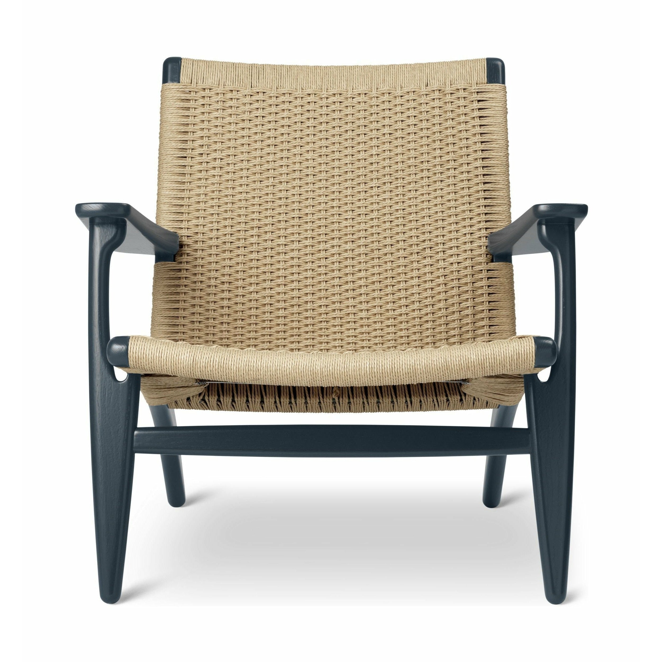 [product_category]-Carl Hansen Ch25 Lounge Chair Oak, North Sea Blue/Natural Cord-Carl Hansen-5714413969766-CH25-020-S8010-B10G-FSC-70-CAR-1
