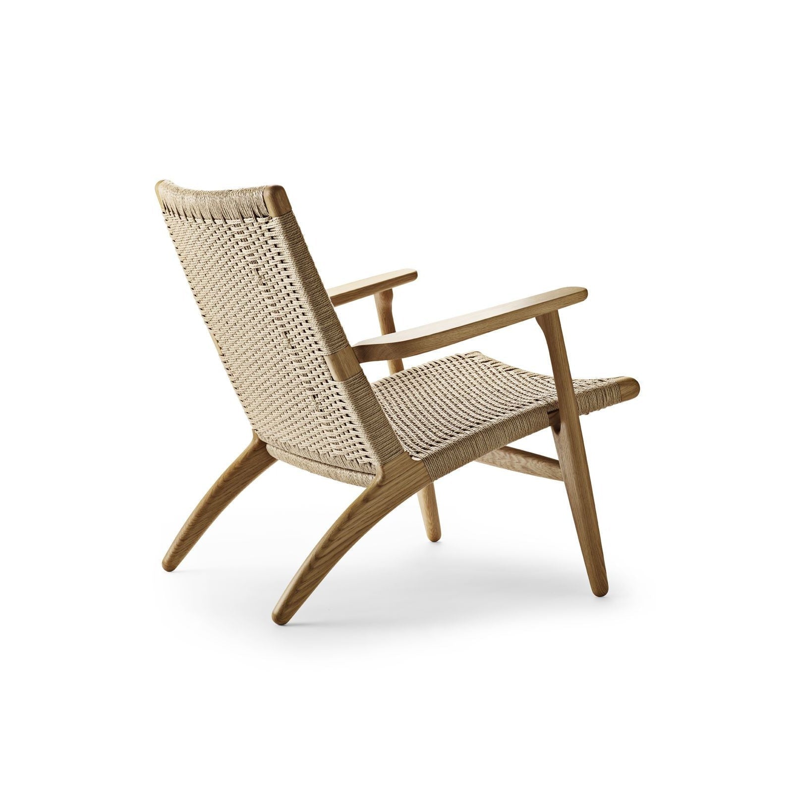 [product_category]-Carl Hansen Ch25 Lounge Chair, Oiled Oak/Natural-Carl Hansen-5710954237661-CH25-natural-oiledoak-CAR-2