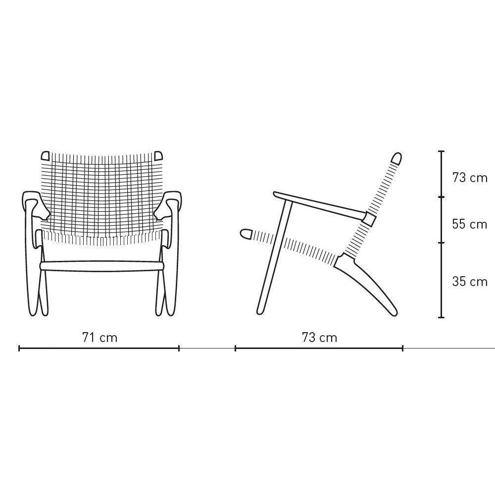 [product_category]-Carl Hansen Ch25 Lounge Chair, Soaped Oak/Natural-Carl Hansen-5710954237654-CH25-natural-soapedoak-CAR-3