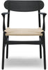 Carl Hansen CH26 -stol, farvet eg/naturlig ledning