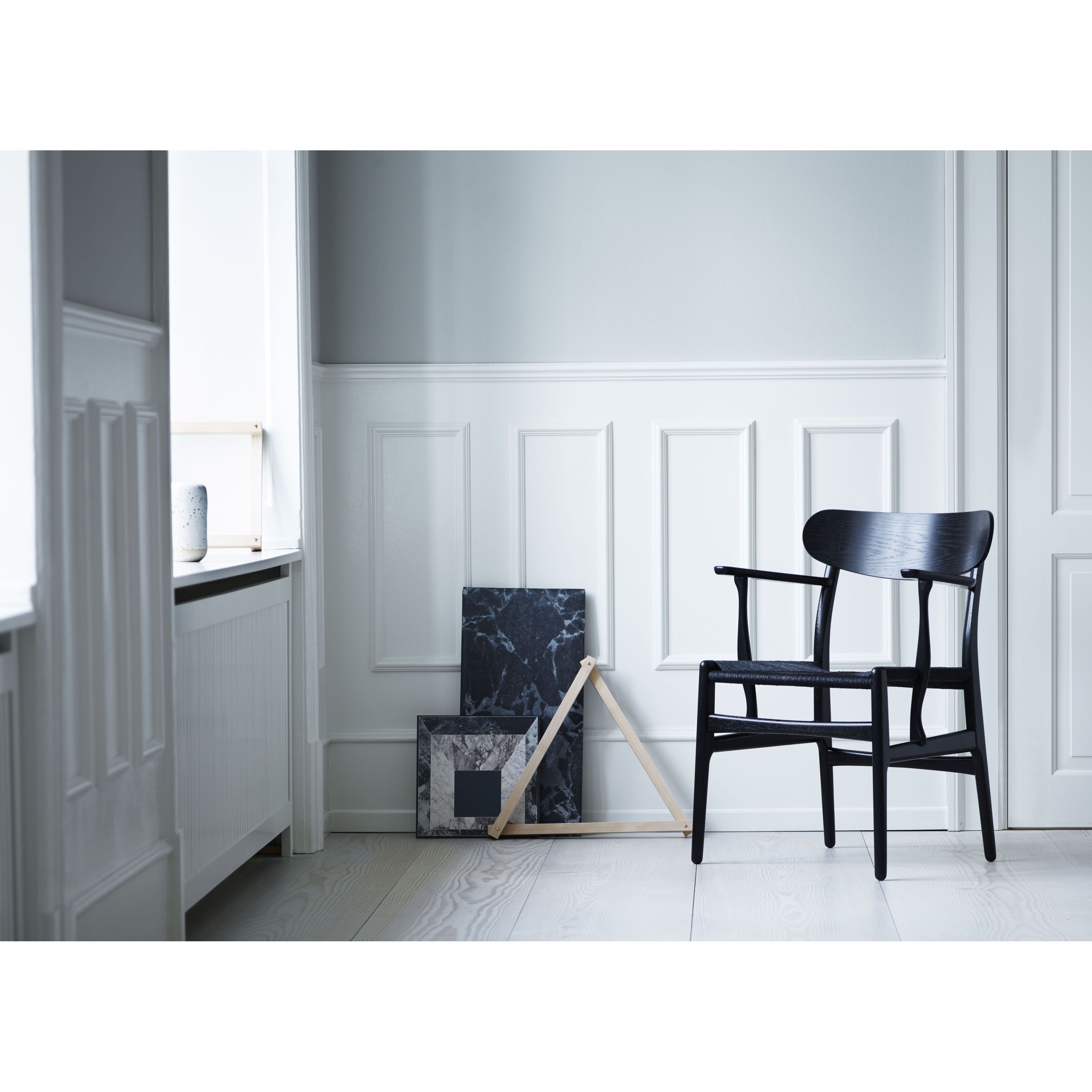 [product_category]-Carl Hansen Ch26 Chair, Colored Oak/Natural Cord-Carl Hansen-5713018335174-ch26-natur-blackoak-CAR-5