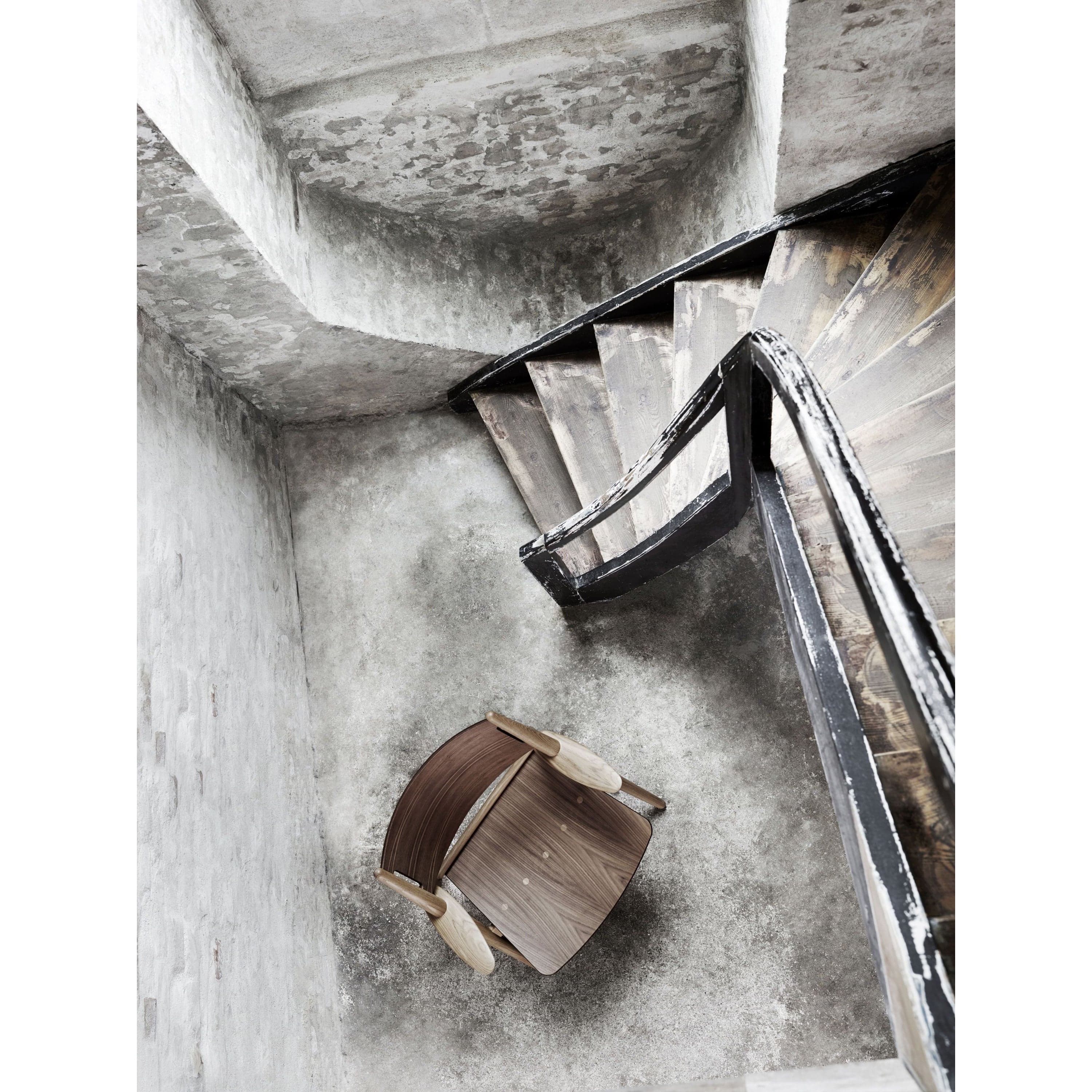 [product_category]-Carl Hansen Ch28 P Armchair, Oiled Oak/Black Leather-Carl Hansen-CH28P-sif98-oiledoak-CAR-6