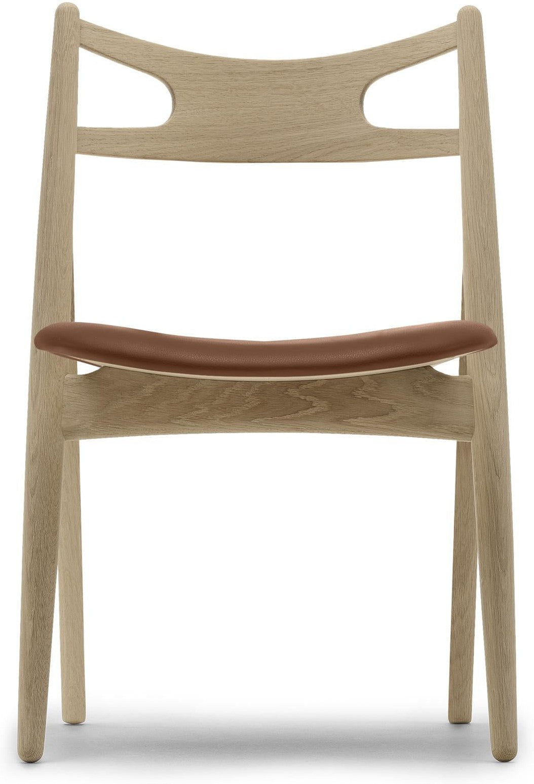 [product_category]-Carl Hansen Ch29 P Chair, Soaped Oak/Brown Leather-Carl Hansen-5714413502208-ch29p-brown-soapedoak-Thor307-CAR-1