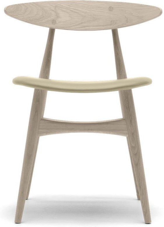 [product_category]-Carl Hansen Ch33 P Chair, Soaped Oak/Beige Leather-Carl Hansen-ch33p-beige-soapedoak-CAR-1